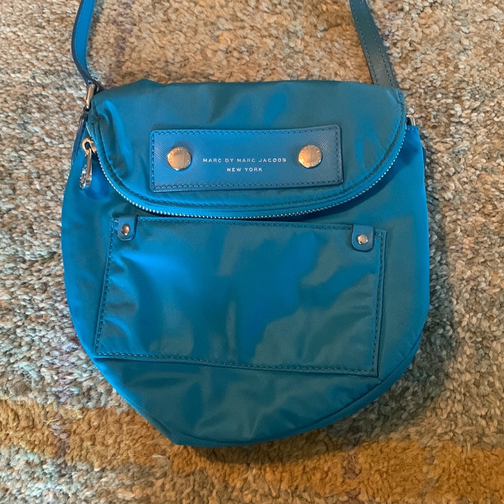 Marc by Marc Jacobs crossbody mini Natasha bag in turquoise